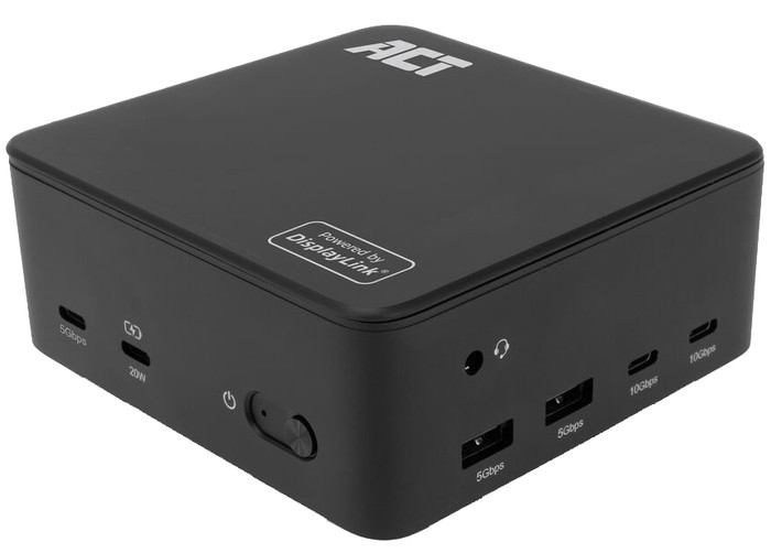 ACT Usb C Triple 4K DisplayLink Docking Station Main Image