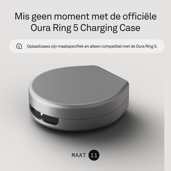 Oura Ring 5 Draadloze Oplaadcase Maat 11 visual leverancier