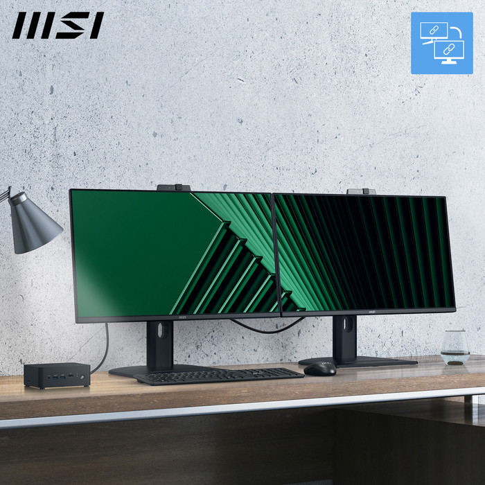 MSI PRO MP275QPDG product in gebruik