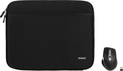 BlueBuilt Laptophoes breedte 31 cm 13 inch M Zwart + Maximus Muis Main Image