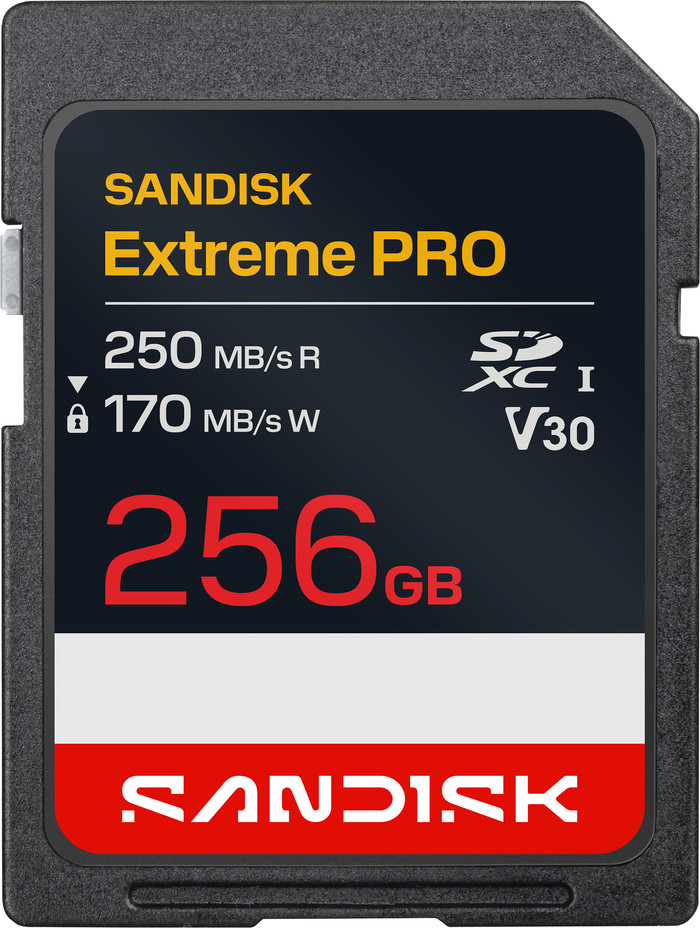 SANDISK Extreme PRO SDXC 256GB 250MB/s Main Image