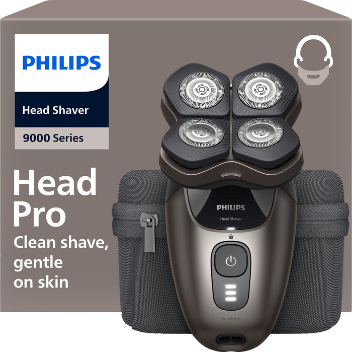 Philips Headshaver Pro Series 9000 HS9980/15 verpakking