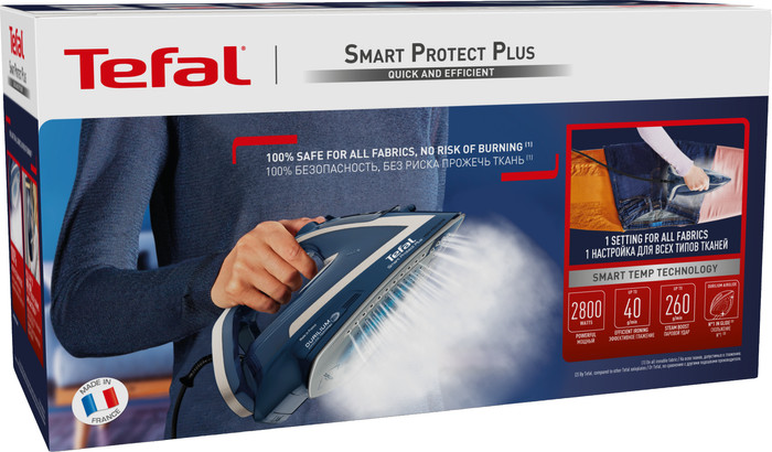 Tefal FV6872 Smart Protect Plus packaging
