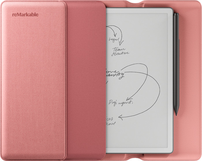 reMarkable Paper Pure avec Book Case Rose arrière