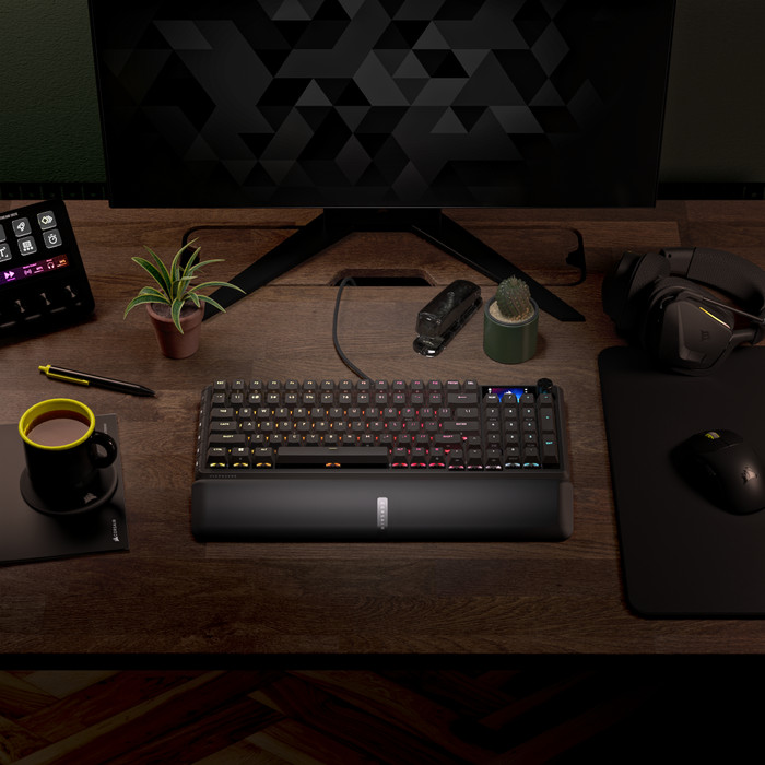 Corsair Vanguard 96 Mechanisch Gaming Toetsenbord Azerty product in gebruik