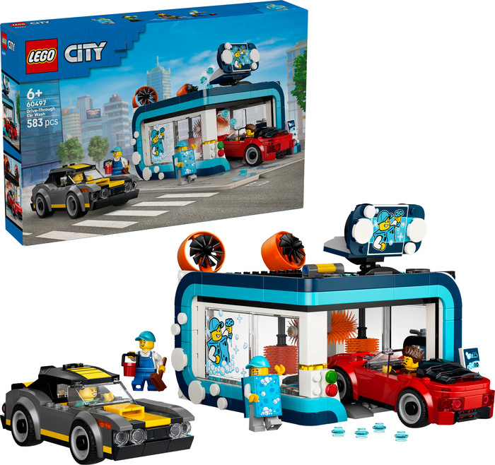 LEGO City - La Station de Lavage Automatique 60497 côté droit