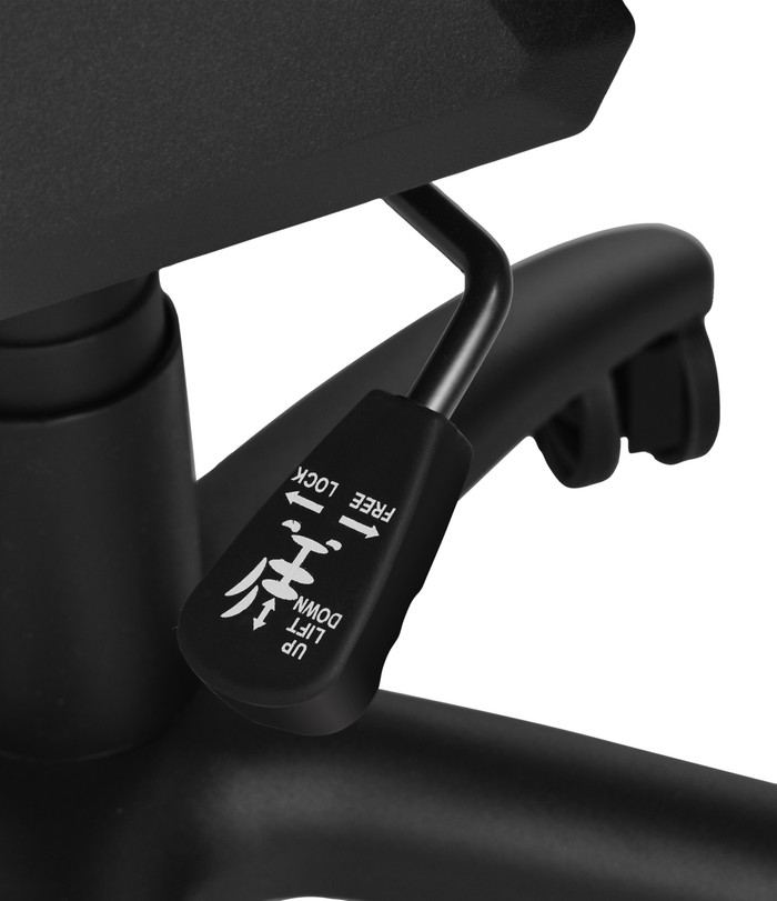 Vortech Pro Gamestoel Zwart + Vloermat detail