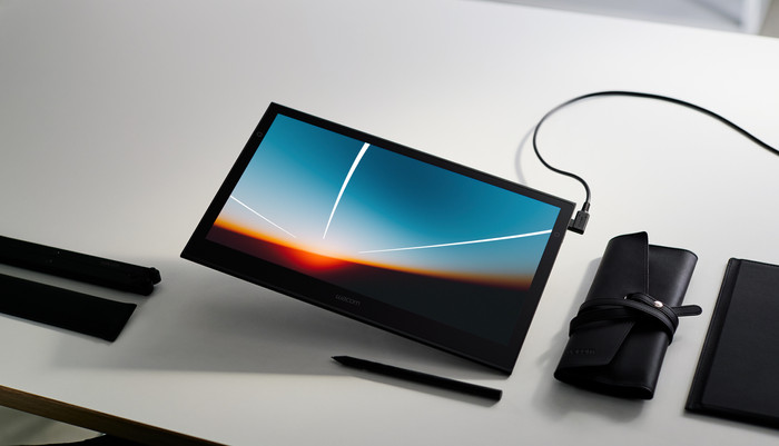 Wacom Movink 13 product in gebruik