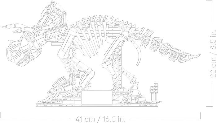 LEGO Jurassic World Dinosaurusfossielen: Triceratops 77985 visual leverancier