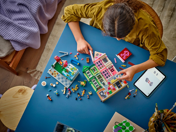 LEGO Friends Heartlake City Apartments and Stores 42670 product in use