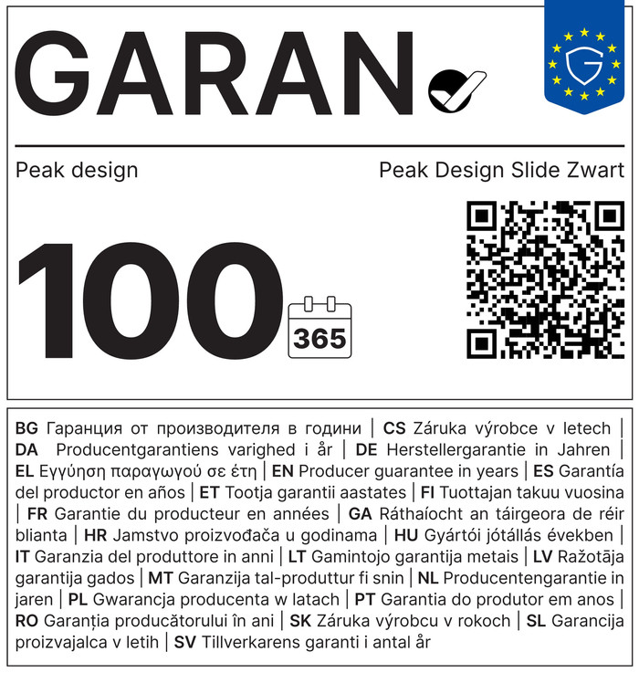 Peak Design Slide Black