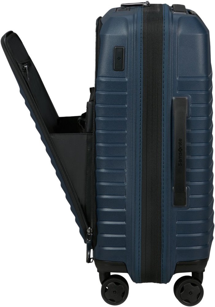 Samsonite Intuo Valise à 4 Roulettes Easy Access Expandable 55 cm Blue côté droit