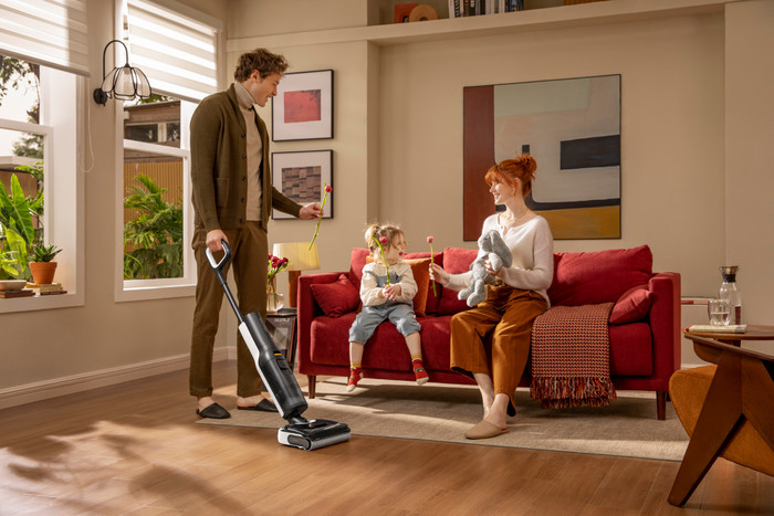 Roborock F25 product in gebruik