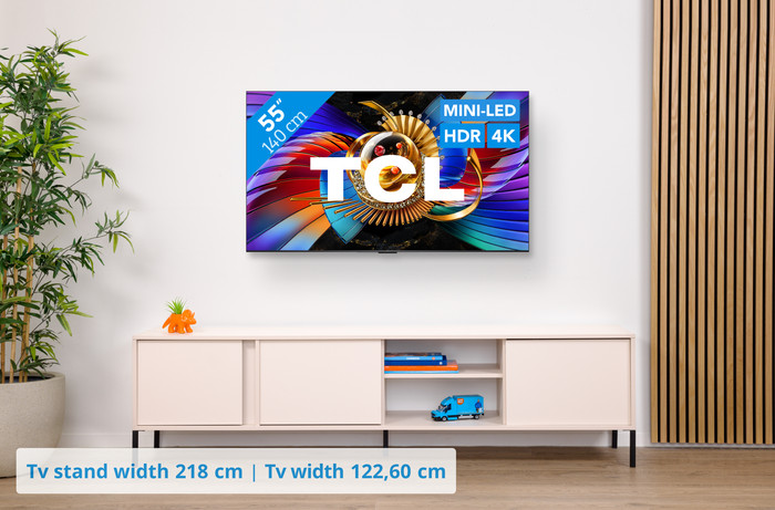 TCL SQD Mini LED 55" 80L (2026) visual Coolblue 1