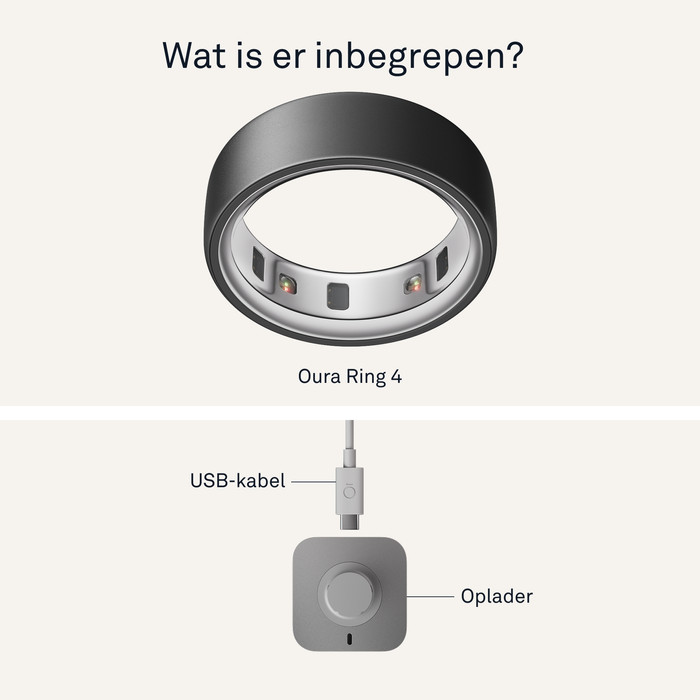 Oura Ring 4 Maat 15 Grijs visual leverancier