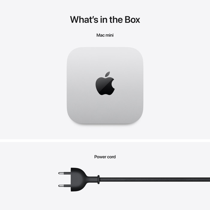 Apple Mac mini M4 (10 Core CPU/10 Core GPU) 24GB/1TB packaging