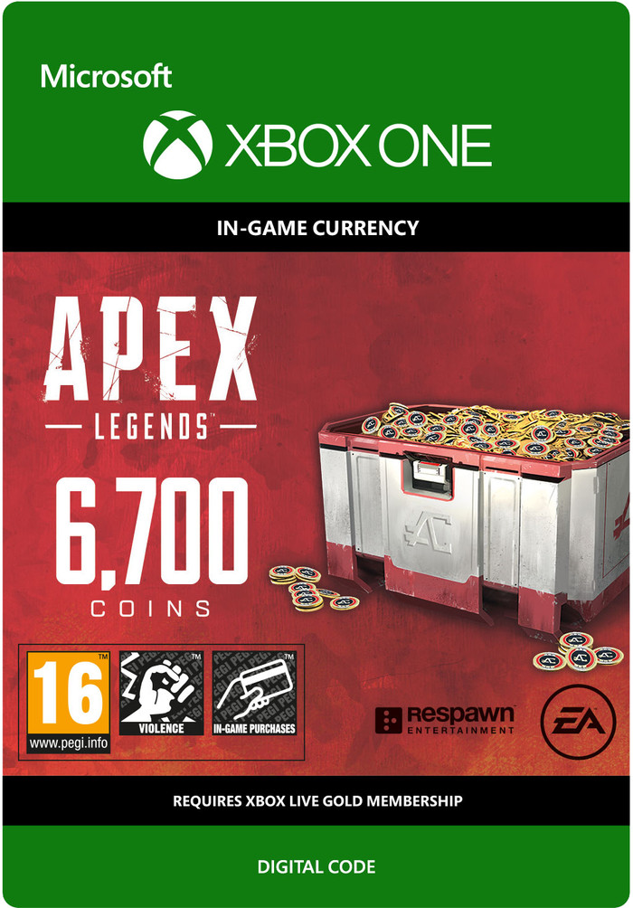 APEX Legends: 6700 Coins Xbox One - Digitaal voorkant
