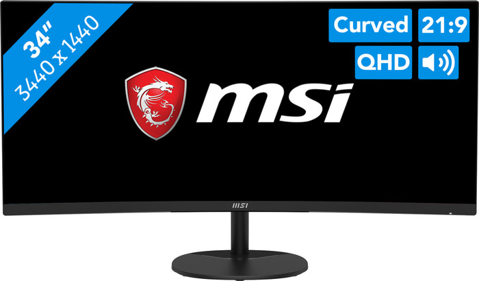 MSI PRO MP341CQ E12 Curved Main Image