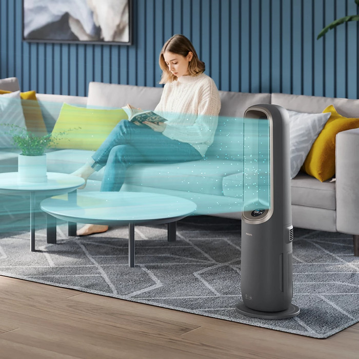 Philips Air Performer 9000 serie 4-in-1 AMF970/10 product in gebruik