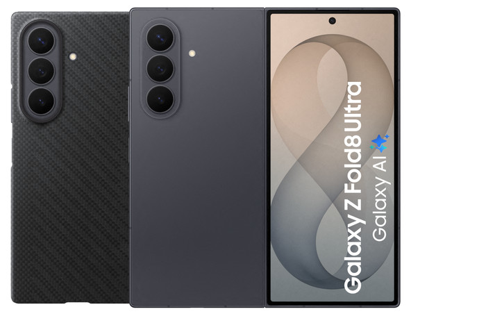 Samsung Galaxy Z Fold 8 Ultra 512GB Black 5G + Carbon Back Cover with Magnet Black Main Image