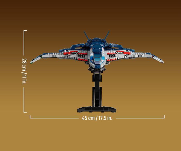 LEGO Marvel - Le Quinjet d'Avengers : l'Ère d'Ultron 76325 détail