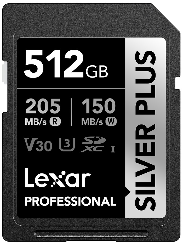 Lexar Professional SDXC Silver Plus 512GB 150MB/s Main Image