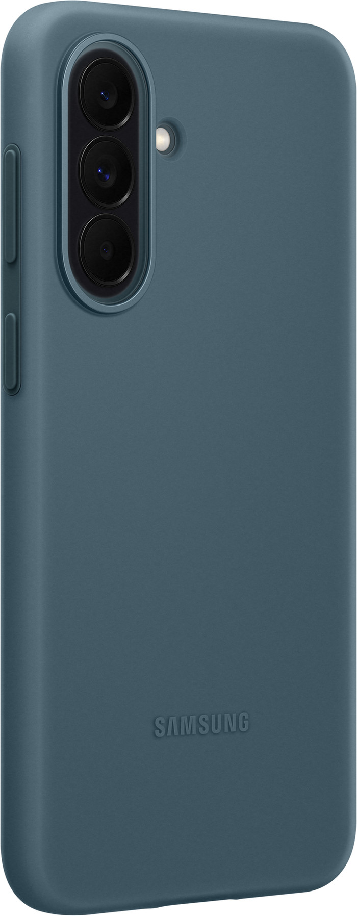 Samsung Galaxy A37 Siliconen Back Cover Donkergroen rechterkant