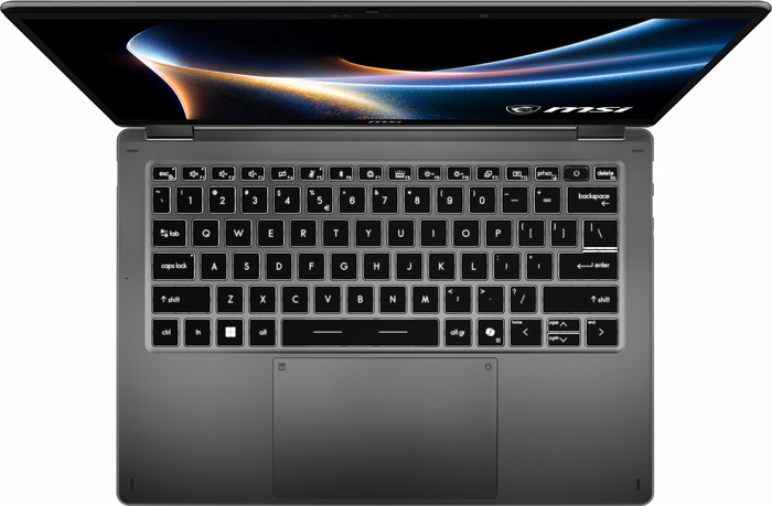 MSI Prestige 14 Flip AI+ D3MTG-050BE OLED Azerty bovenkant