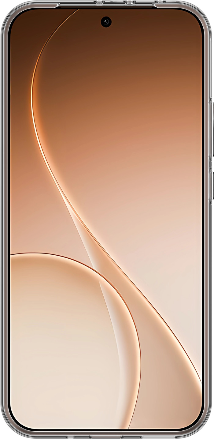 Just in Case Soft Design OPPO Reno15 Pro Back Cover Transparant voorkant