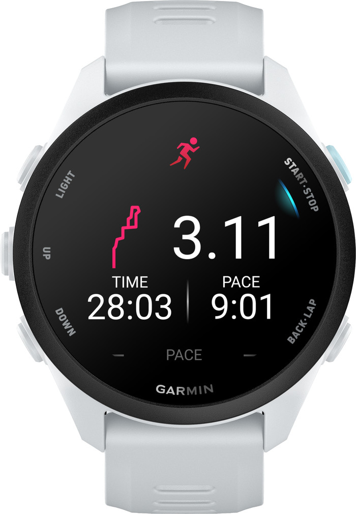 Garmin Forerunner 70 43 mm Wit voorkant