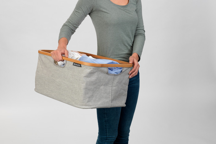 Brabantia Panier à Linge Pliable 40 litres - Gris produit à l'usage