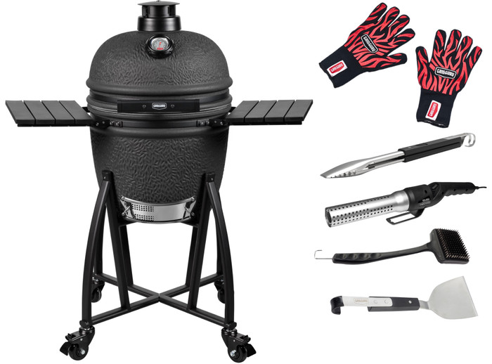 Grill Guru Prime Matte Black Medium Starterspakket Main Image