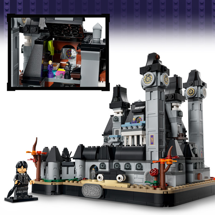 LEGO Mercredi - L'Académie Nevermore 76788 détail