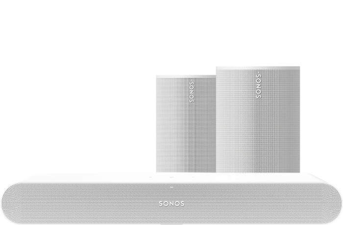 Sonos Ray Wit +  Era 100 SL Duopack Wit Main Image
