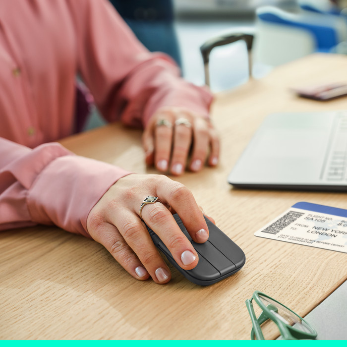 Logitech Mobi Fold Muis Grafiet visual leverancier