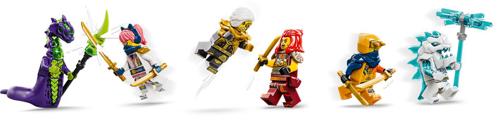 LEGO Ninjago Wyldfyre's Transformerende Drakenmecha 71868 detail