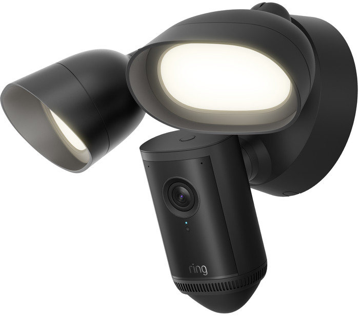 Ring Floodlight Camera Wired Pro 2e Génération Noir côté droit