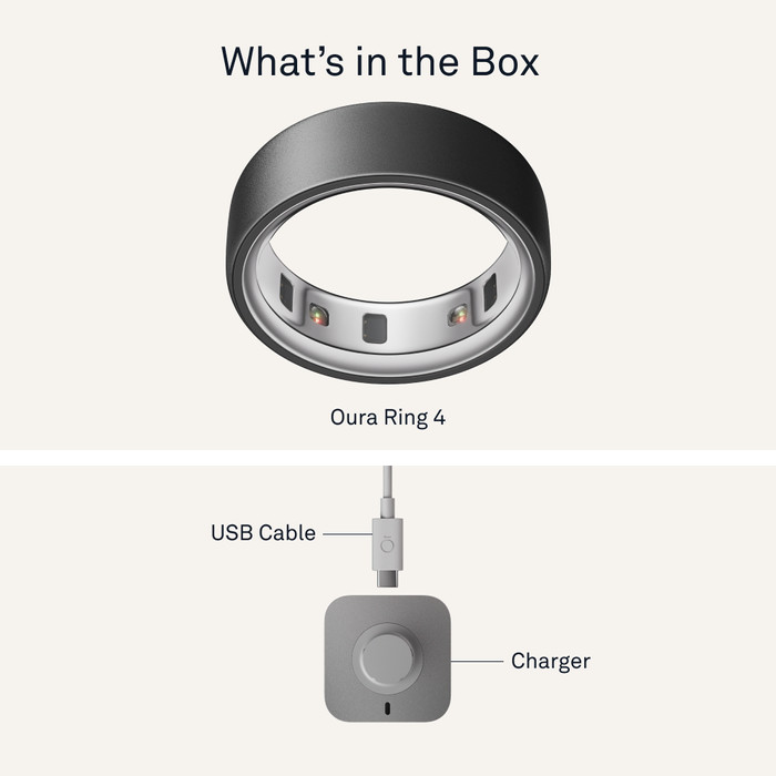 Oura Ring 4 Size 15 Gray visual supplier