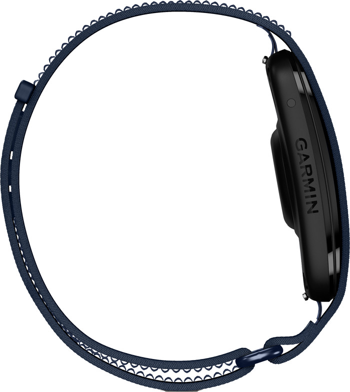 Garmin CIRQA Smart Band S/M Blauw linkerkant