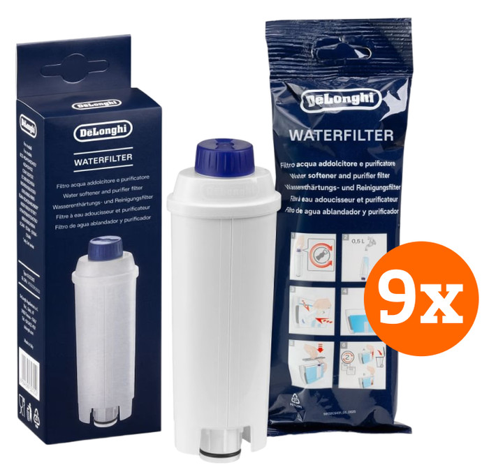 De'Longhi Water Filter 9 pieces Main Image