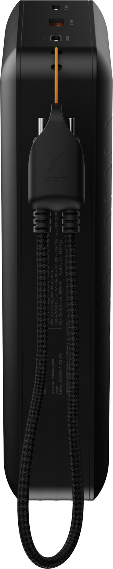 Xtorm NextGen Batterie Externe 100 W 60 000 mAh Noir dessous