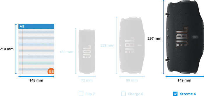 JBL Xtreme 4 Blauw visual Coolblue 1