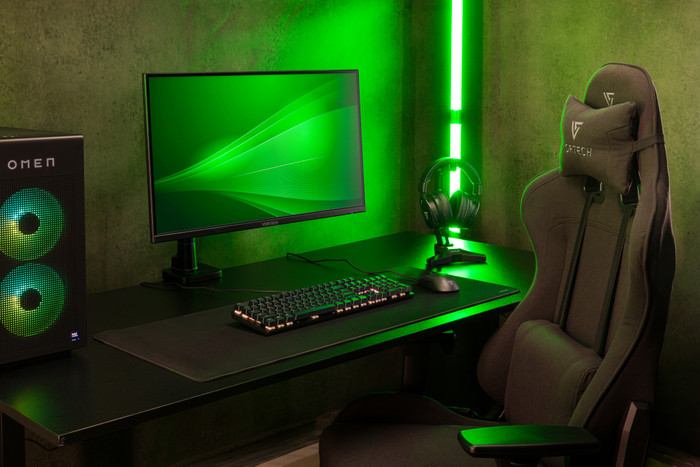 Vortech Essential Gamestoel Zwart product in gebruik