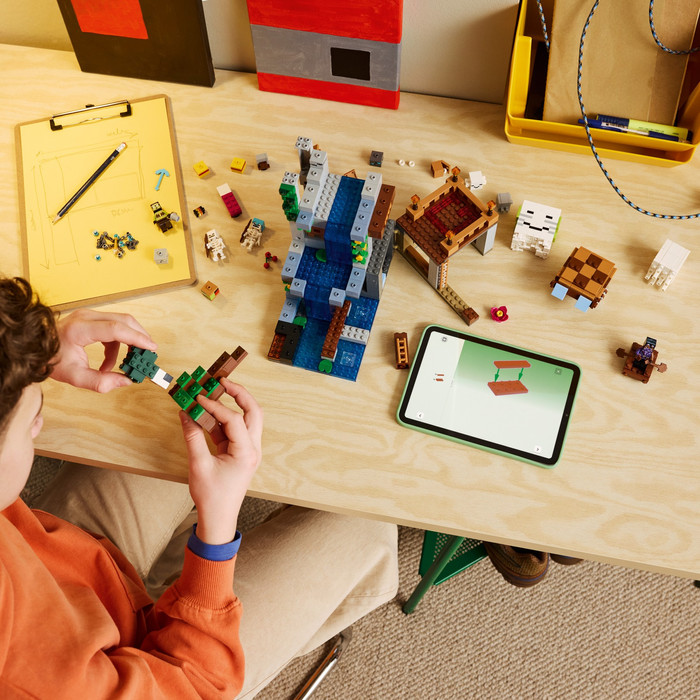LEGO Minecraft Ghast-huis 21597 product in gebruik