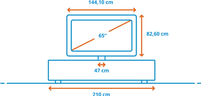 LG OLED 65" C6 (2026) + LG DS70TR visual Coolblue 1