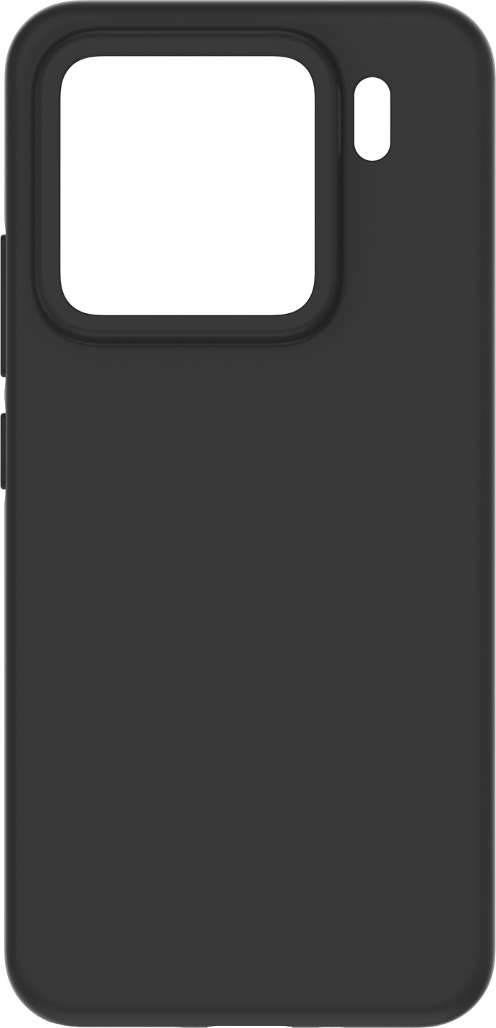 Just in Case Soft Design Xiaomi 17 Back Cover Zwart achterkant