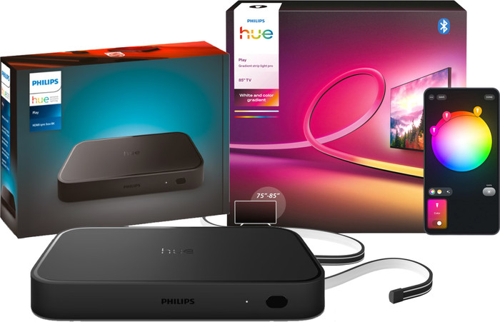 Philips Hue Play Pro Gradient LED Strip 75 tot 85 inch TV + HDMI Sync Box 8K Main Image