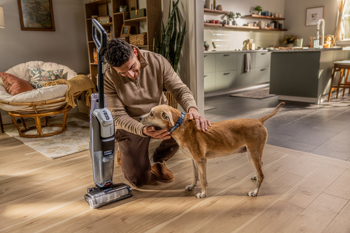 BISSELL CrossWave Edge Cordless Pro product in gebruik