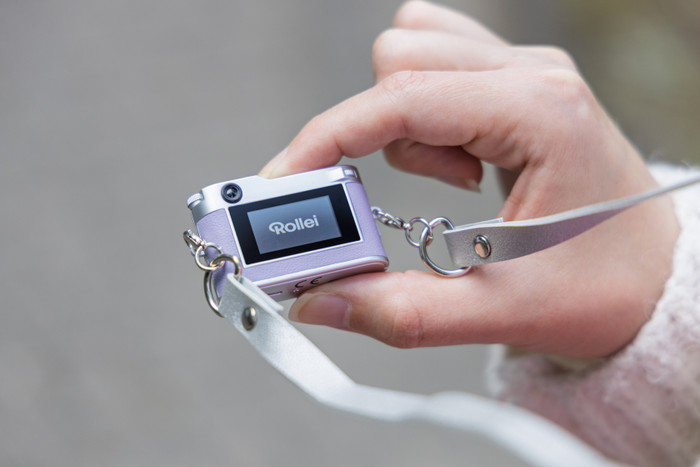 Rollei Mini Digital Camera Lilac product in use