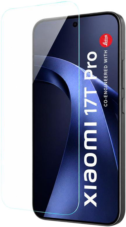 Just In Case Tempered Glass Xiaomi 17T Pro Screenprotector Main Image